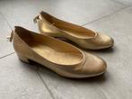 Gouden schoentjes mt 35, Kinderen en Baby's, Kinderkleding | Schoenen en Sokken, Ophalen of Verzenden, Zo goed als nieuw, Meisje