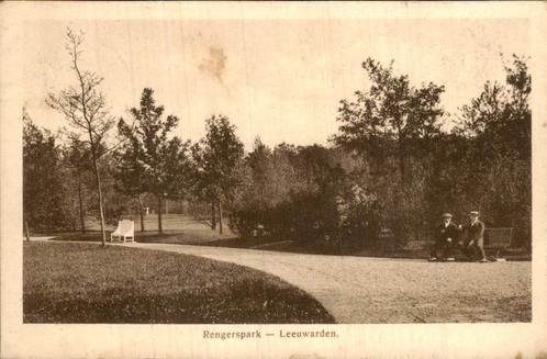 Leeuwarden - Rengerspark, Verzamelen, Ansichtkaarten | Nederland, Gelopen, Friesland, Voor 1920, Ophalen of Verzenden