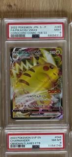 Pikachu Vmax (Corocoro) PSA 9, Ophalen of Verzenden, Nieuw, Losse kaart, Foil