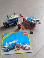 Vintage Lego 6698 auto met trailer en speedboat, Ophalen, Zo goed als nieuw, Complete set, Lego