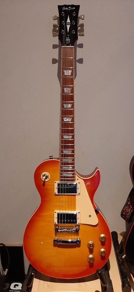 Harley Benton sc 450 plus., Muziek en Instrumenten, Snaarinstrumenten | Gitaren | Elektrisch, Zo goed als nieuw, Solid body, Overige merken