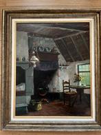 Schilderij van een historisch interieur, Willem Heijkoop, Antiek en Kunst, Ophalen