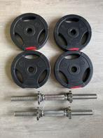 Gorilla Sports 4x 2,5kg kunststof schijven, Ophalen of Verzenden, Gebruikt