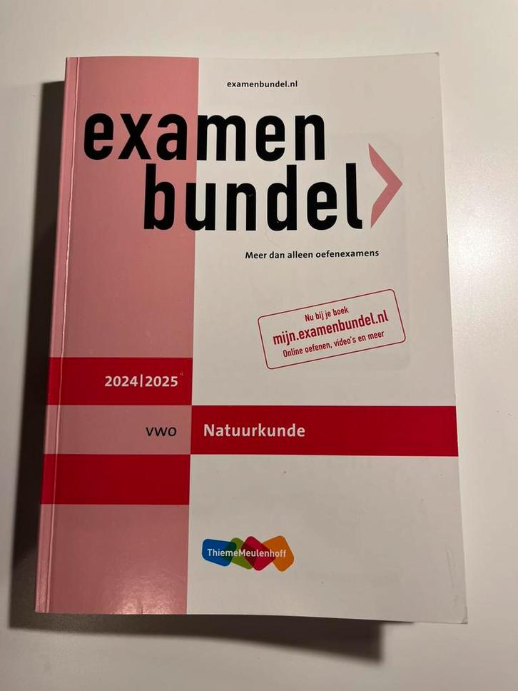 Examenbundel natuurkunde vwo, Boeken, Schoolboeken, Gelezen, Natuurkunde, VWO, Verzenden