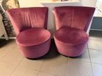 Fauteuils paars, Ophalen, Zo goed als nieuw, 75 tot 100 cm, 50 tot 75 cm