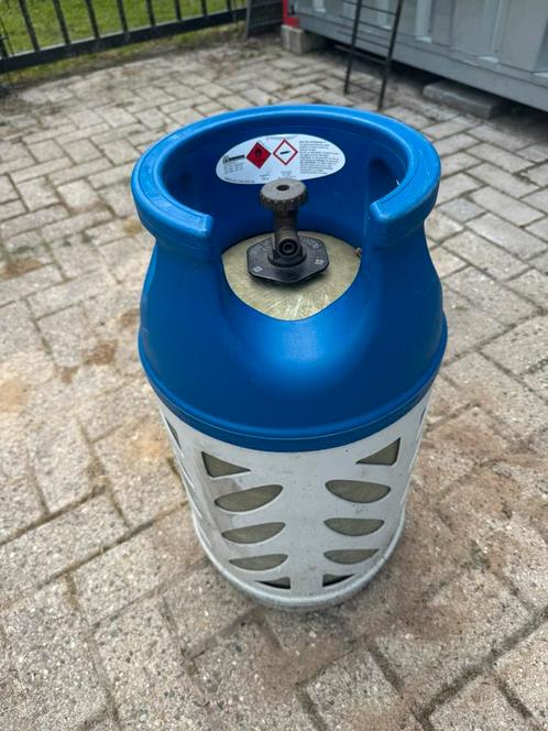 Lichtgewicht kunststof gasfles - leeg, Caravans en Kamperen, Kampeeraccessoires, Zo goed als nieuw, Ophalen