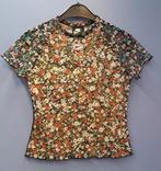 Nike doorschijnende floral top / shirt mesh maat S nr 48331, ., Nike, Ophalen of Verzenden, Zo goed als nieuw