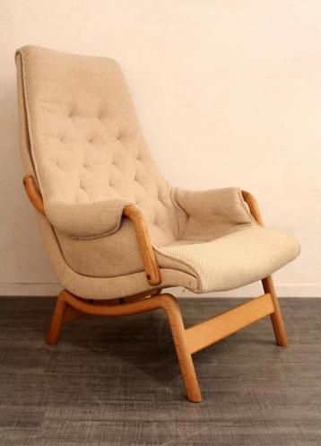 Danish vintage armchair oak - Deense design fauteuil beschikbaar voor biedingen