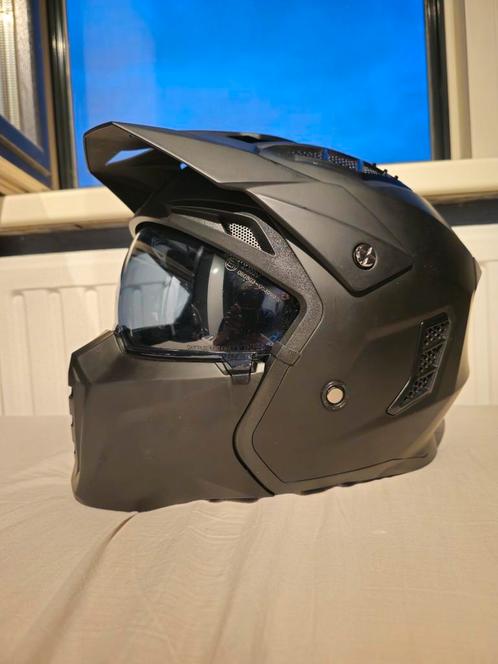 Vinz kioto helm maat xl, Motoren, Kleding | Motorhelmen, Dames, Heren, Jethelm, XL, Overige merken, Tweedehands, Ophalen of Verzenden