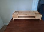 Bamboe laptopverhoger / bureauorganiser, Diversen, Bureau-accessoires, Ophalen, Zo goed als nieuw