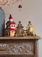 sfeervolle messing Kerstboom kandelaar , vintage, Ophalen of Verzenden, Zo goed als nieuw