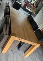 Complete Eethoek met Stoelen, Huis en Inrichting, Tafels | Eettafels, Ophalen, Eikenhout, 100 tot 150 cm, 200 cm of meer