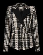Shoeby eksept Fred boucle blazer jasje zwart crème nieuw 46, Kleding | Dames, Zwart, Maat 46/48 (XL) of groter, Ophalen of Verzenden