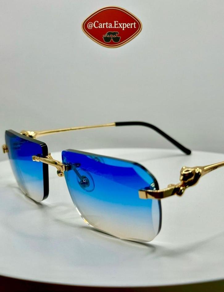 Cartier Panthere NIEUW Diamond Cut zonnebril, Sieraden, Tassen en Uiterlijk, Zonnebrillen en Brillen | Heren, Nieuw, Zonnebril