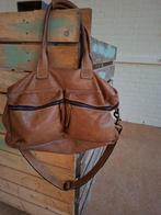 Cowboysbag leren handtas bruin, Ophalen, Gebruikt, Bruin, Handtas