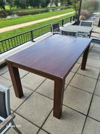 Houten Eettafel - Rechthoekig, Huis en Inrichting, Tafels | Eettafels, Ophalen, 50 tot 100 cm, Zo goed als nieuw, Vijf personen of meer