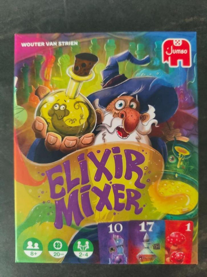 Elixer Mixer | Jumbo, Hobby en Vrije tijd, Gezelschapsspellen | Kaartspellen, Zo goed als nieuw, Een of twee spelers, Drie of vier spelers