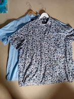 Twee overhemden  maat 4xl boordmaat 48/ 50, Kleding | Heren, Grote Maten, Overhemd, Blauw, Ophalen of Verzenden, Casa Moda