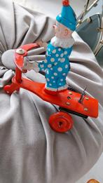 Blikken Pierrot op Driewieler - Vintage Speelgoed, Ophalen of Verzenden