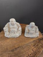 2 Blanc de Chine Boeddha's Chinees porselein - 16 & 12,5 cm, Ophalen of Verzenden, Gebruikt