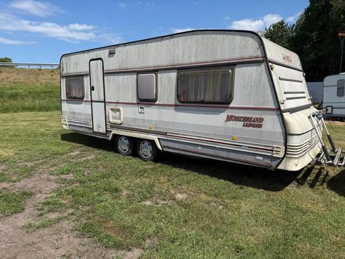 Munsterland 590 P festival caravan tandemasser, Caravans en Kamperen, Caravans, Bedrijf, 1000 - 1250 kg, Overige merken