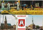 Ongelopen ansichtkaart Alkmaar kaasmarkt ( 741 ), Ophalen of Verzenden, 1980 tot heden, Ongelopen, Noord-Holland