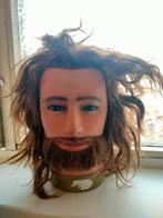 Mannequin hoofd met haar en baard, Ophalen of Verzenden, Gebruikt, Toebehoren, Overige merken