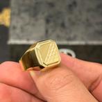 14k gouden heren zegelring, Sieraden, Tassen en Uiterlijk, Ringen, Ophalen of Verzenden