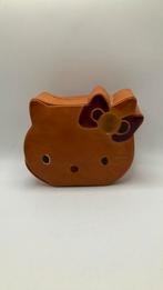 Lederen spaarpot Kitty., Ophalen of Verzenden, Zo goed als nieuw