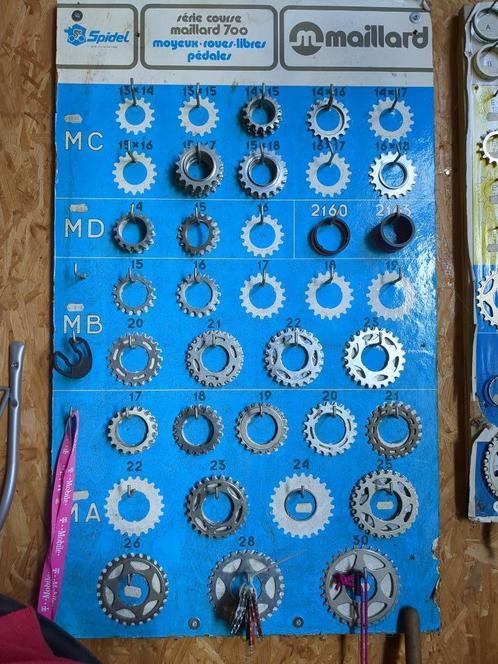 Maillard tandwielkransjes met twee (2) borden, Fietsen en Brommers, Fietsaccessoires | Overige Fietsaccessoires, Gebruikt, Ophalen