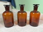Vintage Apothekersflessen Set van 3, Antiek en Kunst, Antiek | Vazen, Ophalen of Verzenden