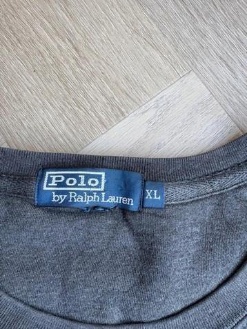 RALPH LAUREN SWEATER, GRIJS, VINTAGE, MT XL, NU MAAR 15,00 beschikbaar voor biedingen
