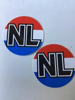 2 ronde stickers NL/Nederland (vlag), Overige typen, Zo goed als nieuw, Verzenden