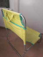 Lage strandstoel ( inklapbaar), Caravans en Kamperen, Kampeermeubelen, Ophalen of Verzenden, Gebruikt, Campingstoel