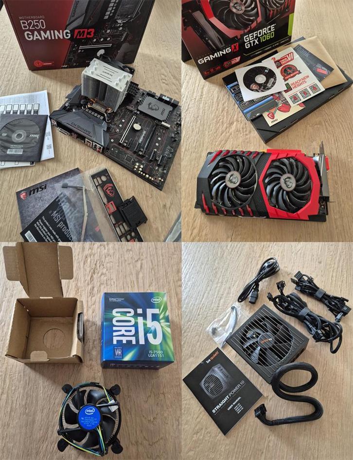 PC onderdelen, Computers en Software, Desktop Pc's, Gebruikt, 3 tot 4 Ghz, Met videokaart, Gaming, Ophalen of Verzenden