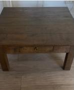 Eiken houten tafels en stoelen, Huis en Inrichting, Tafels | Salontafels, Ophalen, Eikenhout, 200 cm of meer, 50 tot 100 cm