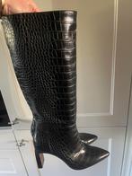 Croco laarzen zwart nieuw maat 40 mango, Ophalen, Nieuw, Zwart, Hoge laarzen