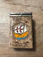 Vintage Sigarettendoosje met Scheepsmotief, Ophalen of Verzenden