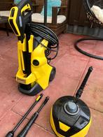 Kärcher K4 Full Hogedrukreiniger + Terrasreiniger T-Racer, Ophalen, Zo goed als nieuw, Elektrisch