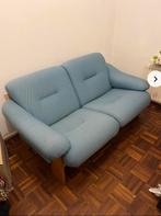 GRATIS | Lief blauw tweezitsbankje, Ophalen, Gebruikt, Tweepersoons, 150 tot 200 cm