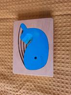 Houten Walvis Puzzel - Sorteer Plezier!, 2 tot 4 jaar, Ophalen of Verzenden, Zo goed als nieuw, Van hout