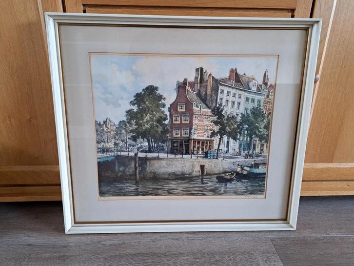 Henk Roodenburg - Spaanse Kade Rotterdam, Antiek en Kunst, Kunst | Tekeningen en Foto's, Ophalen