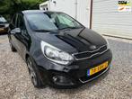 Kia Rio 1.2 CVVT Super Pack LED KEYLESS.AIRCO.CRUISE.NAP!, Euro 5, Gebruikt, Zwart, 4 cilinders