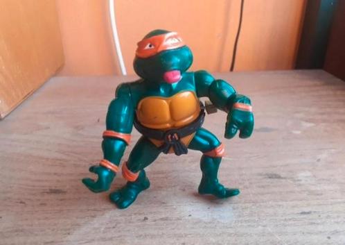 Tmnt ninja turtle Michael angelo figuur 80s vintage, Verzamelen, Speelgoed, Ophalen of Verzenden