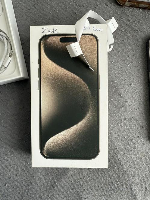 IPhone 15 Pro 128 in topconditie met garantie Ruile. Kan, Telecommunicatie, Mobiele telefoons | Apple iPhone, Zo goed als nieuw
