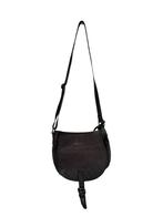 IKKS schoudertas, Bruin, Ophalen of Verzenden, Zo goed als nieuw, Leer