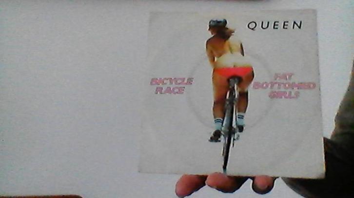 Queen jukebox single bicycle race uit 1978, Cd's en Dvd's, Vinyl Singles, Zo goed als nieuw, Single, Pop, Ophalen of Verzenden