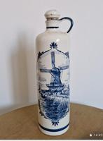 Delfts Blauw Fles Handwerk Molen, Ophalen of Verzenden
