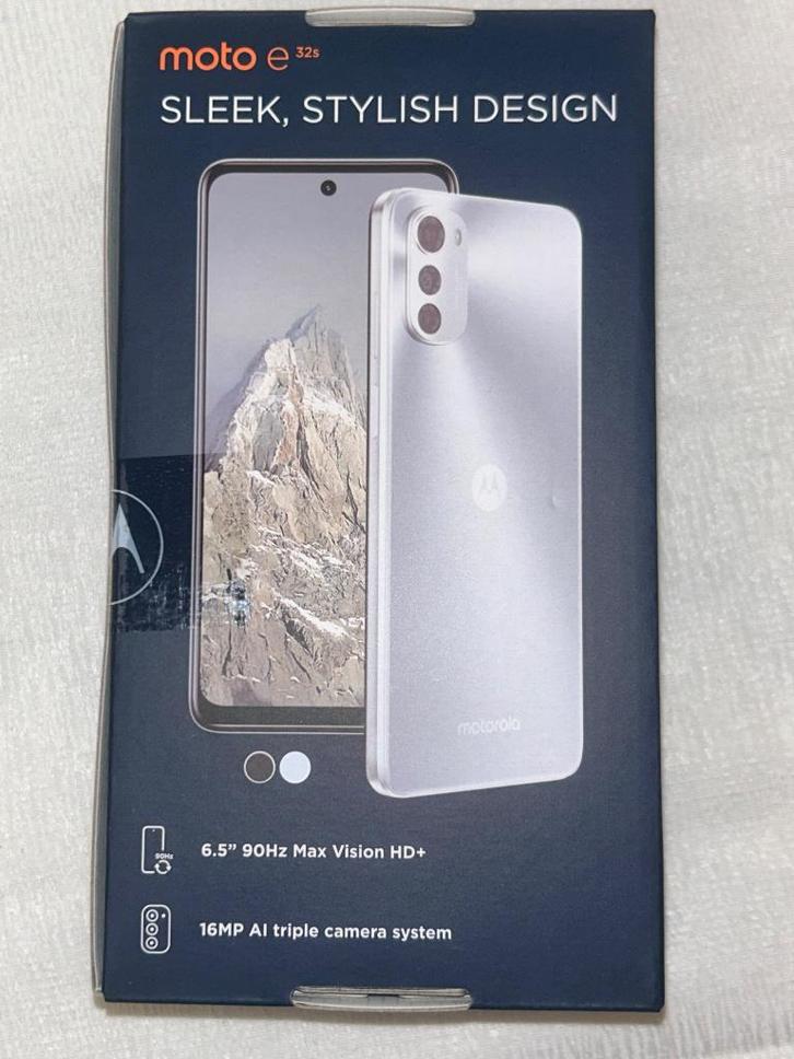 MOTOROLA Moto E32S - 32 GB *~~nieuw~~*, Telecommunicatie, Mobiele telefoons | Motorola, Nieuw, Zonder abonnement, Zonder simlock