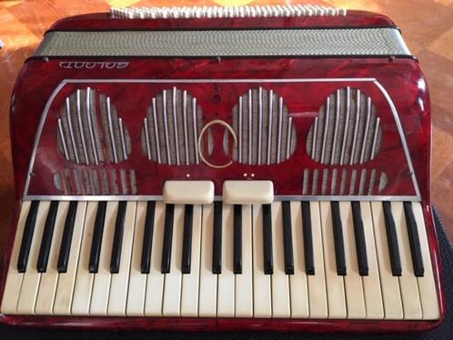 prima accordeon Galanti 120 bas, Muziek en Instrumenten, Accordeons, Gebruikt, Toetsaccordeon, 120-bas, Overige merken, Met koffer
